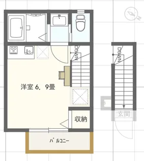 リバティ保谷/2階【2階】の間取り