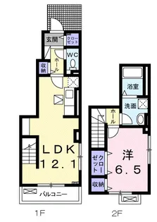 クレアージュの間取り