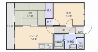 ルネサンス21【3階】の間取り