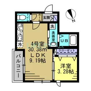 TUP津田沼【3階】の間取り