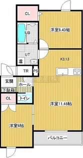 GradeI【3階】の間取り