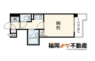 ライオンズマンション県庁前【4階】の間取り