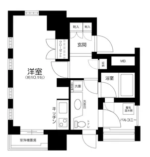 シティハウス代々木【3階】の間取り