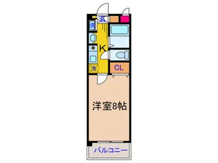 山本第3リバーサイドマンション【2階】の間取り