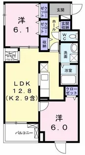 Garden Hills【4階】の間取り