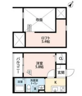シャルム【1階】の間取り
