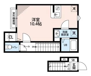 ヴィッラホーム六番館【2階】の間取り