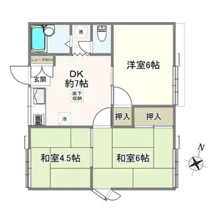 SYハイツ【1階】の間取り