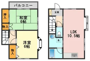 ジュネスIIの間取り