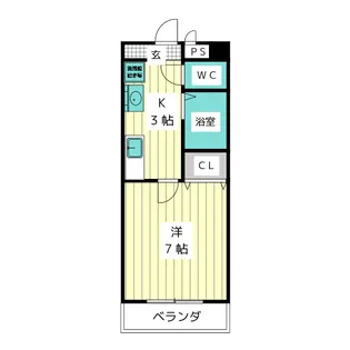 リバティー藤ヶ丘【4階】の間取り