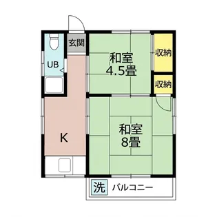 千代が丘ハイツC棟別館【1階】の間取り