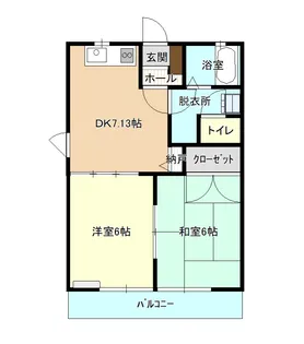 ハウスわだIII【2階】の間取り