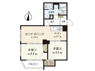 藤沢東急ドエルオークス【10階】の間取り