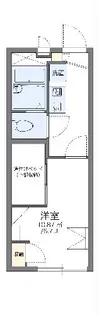 レオパレスオープンハウス21【1階】の間取り