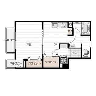 パークマンション【1階】の間取り
