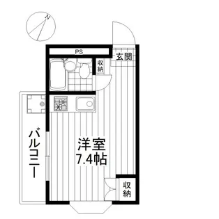 グランデ喜多見【2階】の間取り