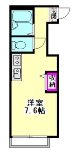 シャーメゾン西蒲田【1階】の間取り
