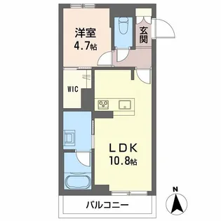 セントフルリール【3階】の間取り