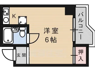 シャトー藤【2階】の間取り
