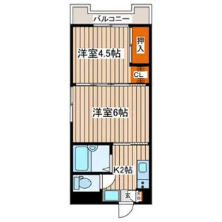 東仙台レジデンス【3階】の間取り