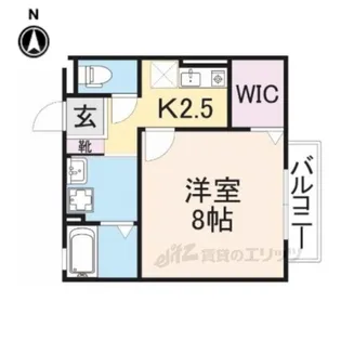 ハイツサーティーン【2階】の間取り