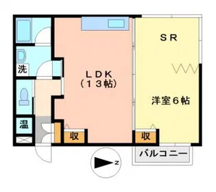 イプノス【1階】の間取り