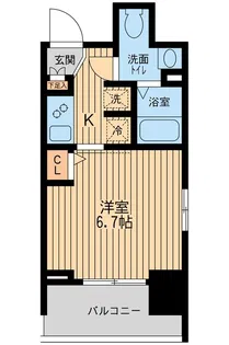 KDXレジデンス板橋本町【8階】の間取り