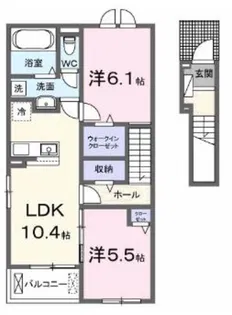 マリノ 大島【2階】の間取り
