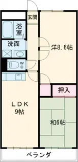 フローリッシュ二見【2階】の間取り