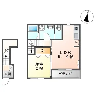 カメリア【2階】の間取り