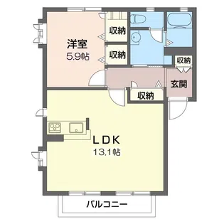 フレグランスE・III【2階】の間取り