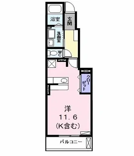プロスパーホーム【1階】の間取り