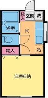 ホワイトハイムII【2階】の間取り