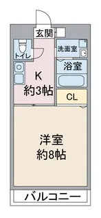 サルム上社【2階】の間取り