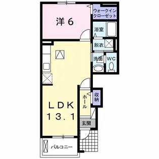 プルランド【1階】の間取り