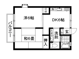 アミューズパーク【1階】の間取り