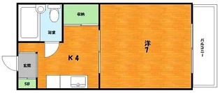 コーポいづみ【2階】の間取り