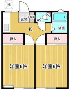パールハイツ【1階】の間取り
