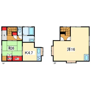 新潟県新潟市中央区西大畑町【一戸建】の間取り