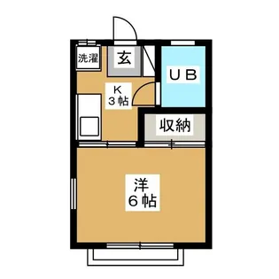 ヒルズミヤマ【2階】の間取り