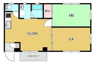 安達ビル302【3階】の間取り