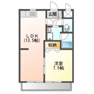 グランデール【1階】の間取り