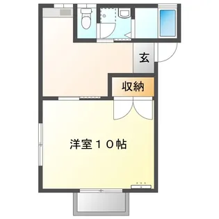 ナチュール川西【2階】の間取り