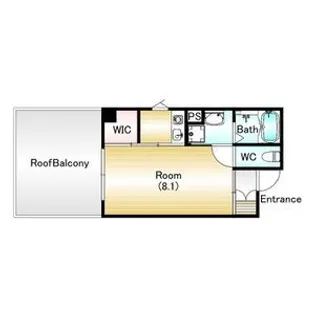 ユニッソン朝潮橋【2階】の間取り