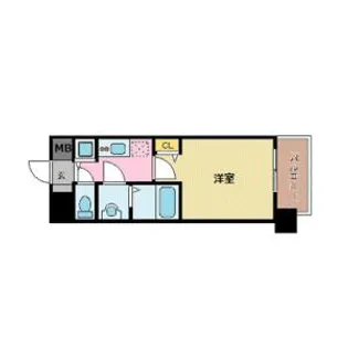 プレサンス名古屋STATIONフレア【9階】の間取り