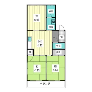 第三啓林ビル【3階】の間取り
