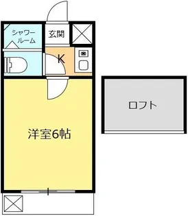 シティパレス東所沢II【1階】の間取り