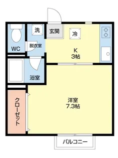 コーポいしかわ【2階】の間取り