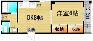 カーサ持田【3階】の間取り