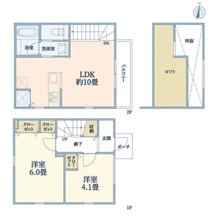 東京都墨田区東駒形3【一戸建】の間取り